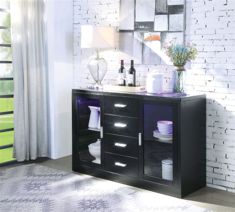 Bernice Server in Black Finish by Acme - 70653