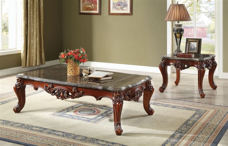 Eustoma 3 Piece Occasional Table Set in Walnut Finish by Acme - 83065-S