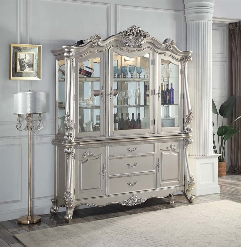 Bently Buffet and Hutch in Champagne Finish by Acme - DN01371