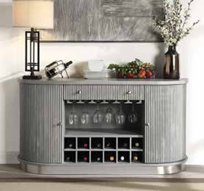 Adalynn Server in Weathered Gray Oak Finish by Acme - DN02127