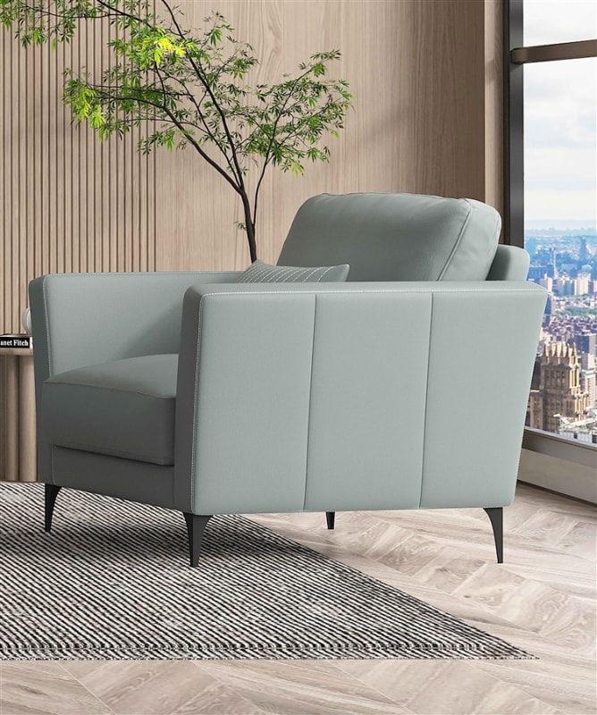 Tussio Chair in Watery Leather Finish by Acme - LV00948