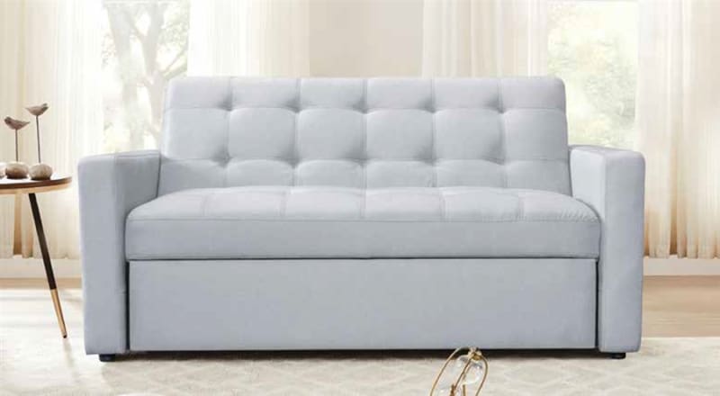 Camacho Sleeper Sofa in Light Gray Fabric Finish by Acme - LV02130