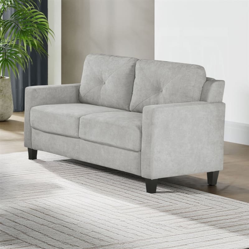 Horatio Loveseat in Taupe Chenille Finish by Acme - LV02521