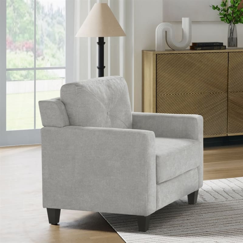 Horatio Chair in Taupe Chenille Finish by Acme - LV02522