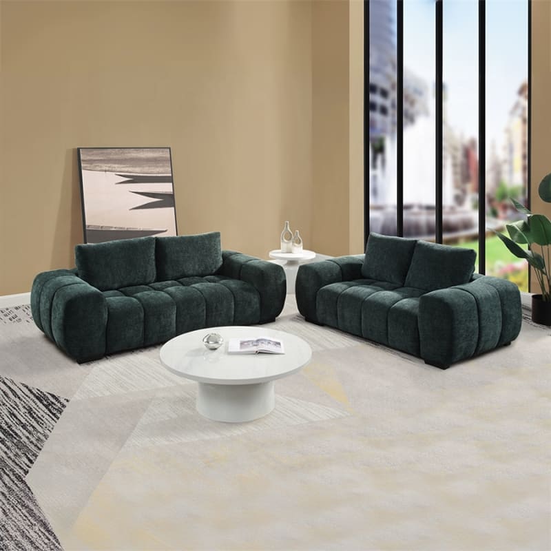Ferrand 2 Piece Sofa Set in Green Linen Finish by Acme - LV03040-S