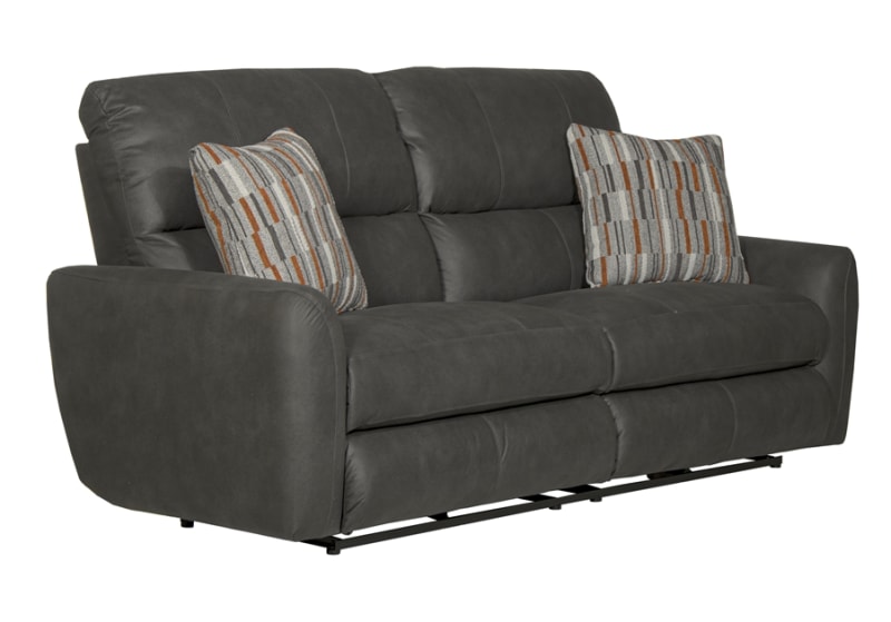 Dorian Reclining Loveseat in Charcoal Fabric by Catnapper - 3072-CH