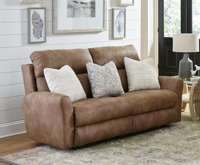 Justine Lay Flat Reclining Loveseat in Burlap Fabric by Catnapper - 3882