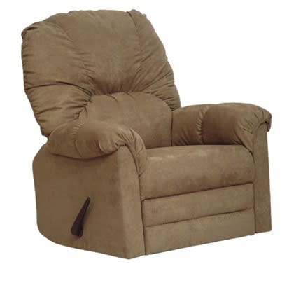 Winner Rocker Recliner Mocha Suede by Catnapper - 4234-2-M