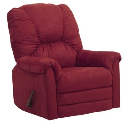 Winner Rocker Recliner Sangria Suede by Catnapper - 4234-2-S