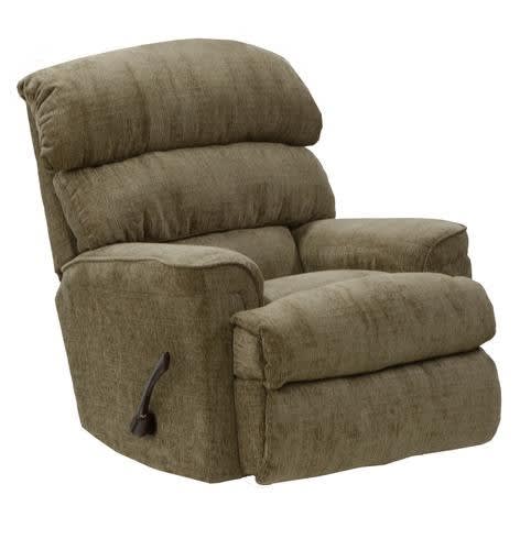 Pearson Chaise Rocker Recliner in Mocha Chenille by Catnapper - 4739-2-M