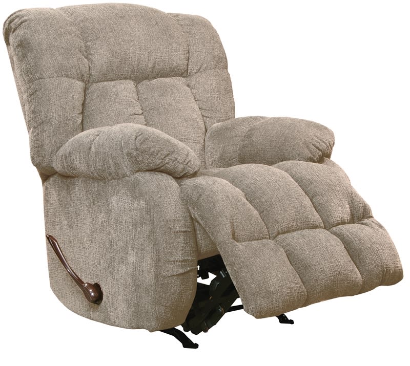 Brody Chaise Rocker Recliner in Otter Fabric by Catnapper - 4774-2-O