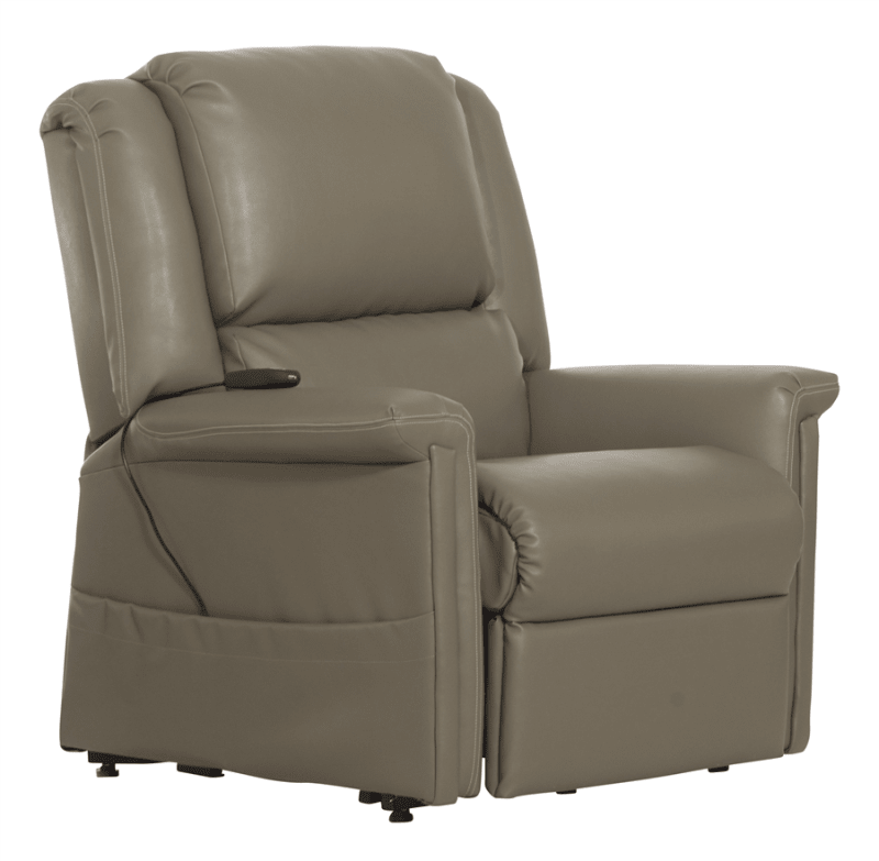 Elsie Power Lift Lay Flat Recliner in Dove Fabric by Catnapper - 4897-D