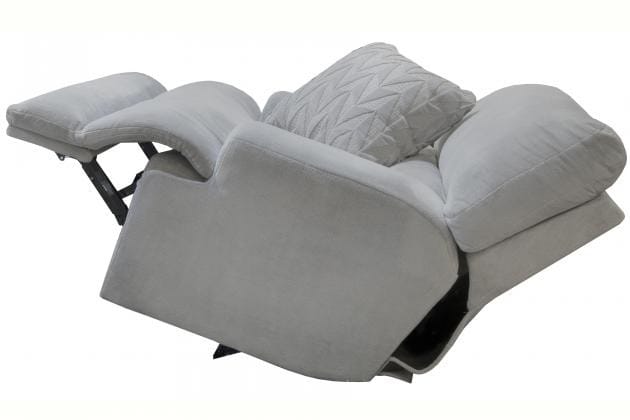Renaldo Zero Gravity Power Lay Flat Recliner in Stone Fabric by Catnapper - 61280-7
