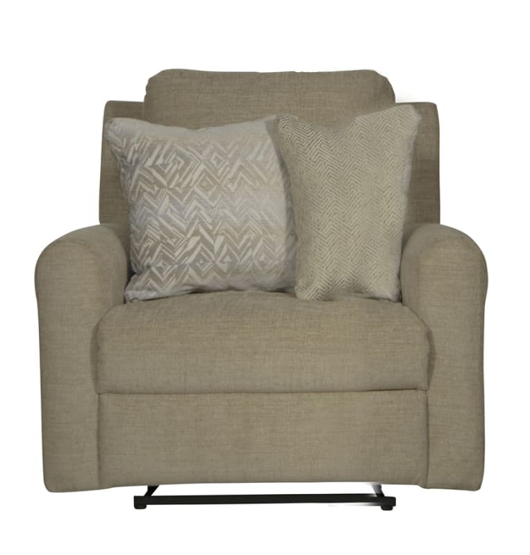 Calvin Wall Hugger Recliner in Putty Fabric by Catnapper - 61630-4-P