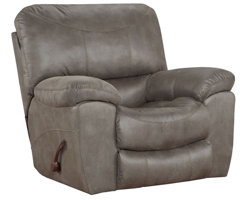 Trent Power Wall Hugger Recliner in Charcoal Color Fabric by Catnapper - 61920-4