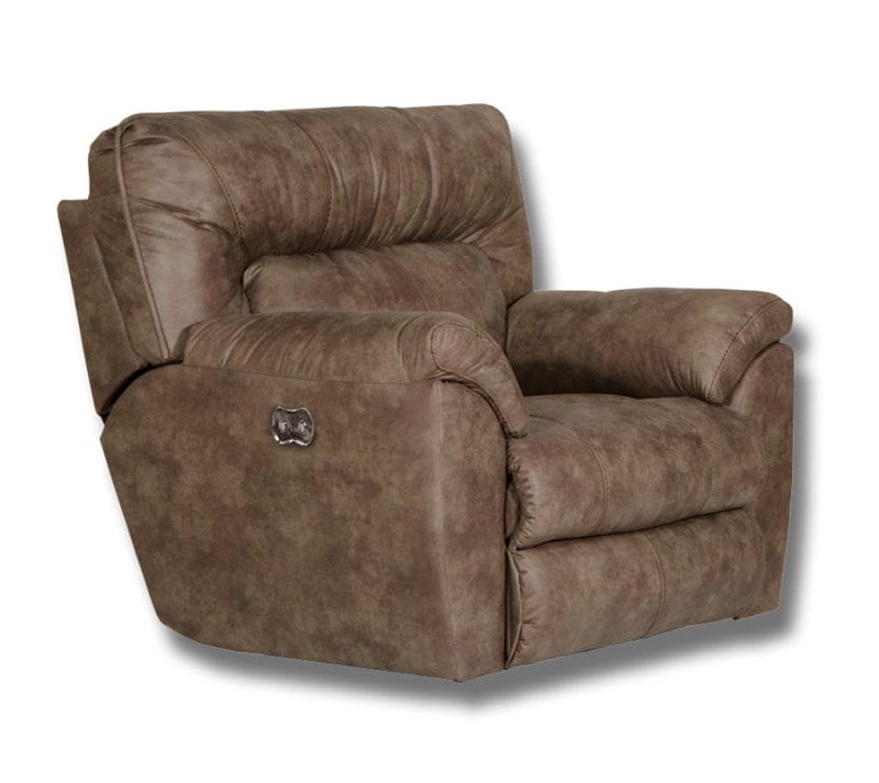 Hollins Power Wall Hugger Recliner in Coffee Fabric by Catnapper - 62650-4