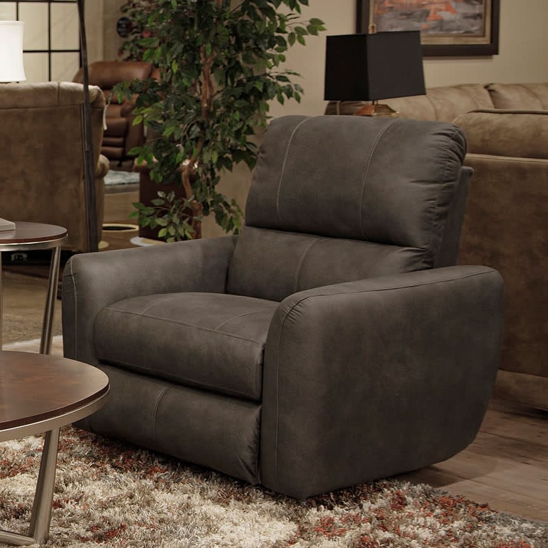 Dorian Power Wall Hugger Recliner in Charcoal Fabric by Catnapper - 63070-4-CH