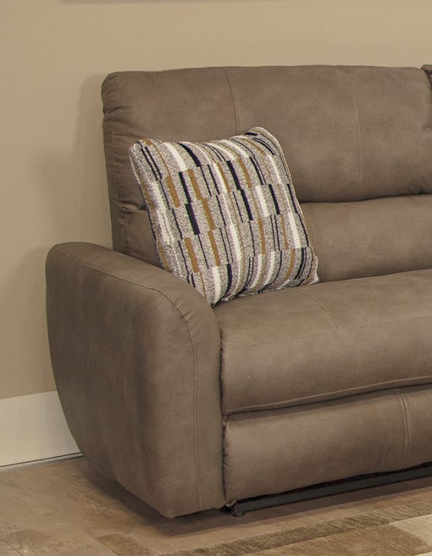 Dorian Power Wall Hugger Recliner in Pebble Fabric by Catnapper - 63070-4-P