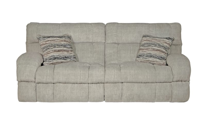 Ashland Power Lay Flat Reclining Sofa in Buff Fabric by Catnapper -63591-B