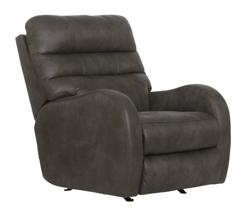 Gadson Power Rocker Recliner in Steel Fabric by Catnapper - 64585-2-S