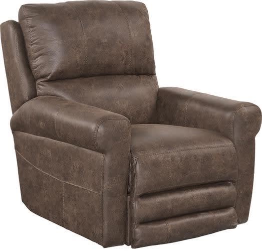 Maddie Power Wall Hugger Recliner with USB Port in Tanner Fabric by Catnapper - 64753-4-T