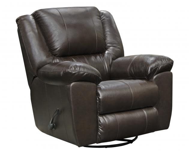 Transformer II Power Wall Hugger Recliner in Chocolate Leather by Catnapper - 649104-CH