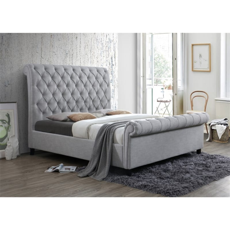 Kate Bed in Gray Finish by Crown Mark - CM-5103-Bed