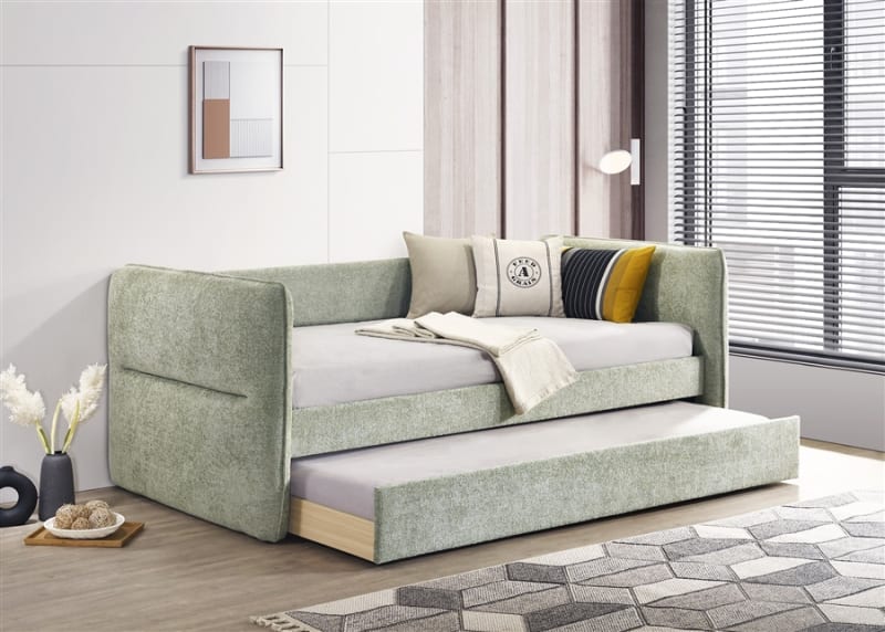 Philipa Daybed in Green Fabric by Crown Mark - CM-5324GR