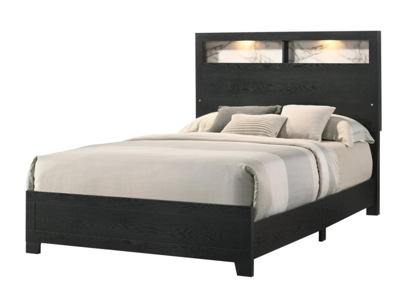 Cadence Bed in Black Finish by Crown Mark - CM-B4510-Bed