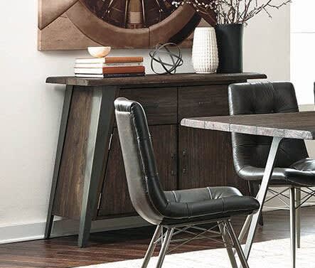 Fremont Server in Dark Rustic Brown Finish by Scott Living - 107865