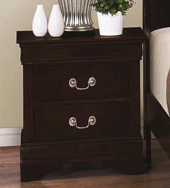 Louis Philippe Nightstand in Cappuccino Finish by Coaster - 202412