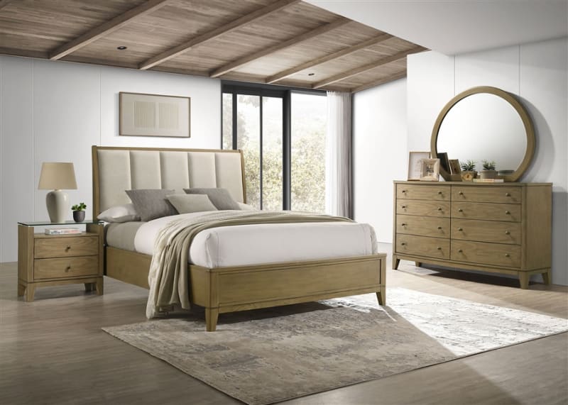 Granada 6 Piece Queen Bedroom Set in Natural Pine Finish by Coaster - COA-224921