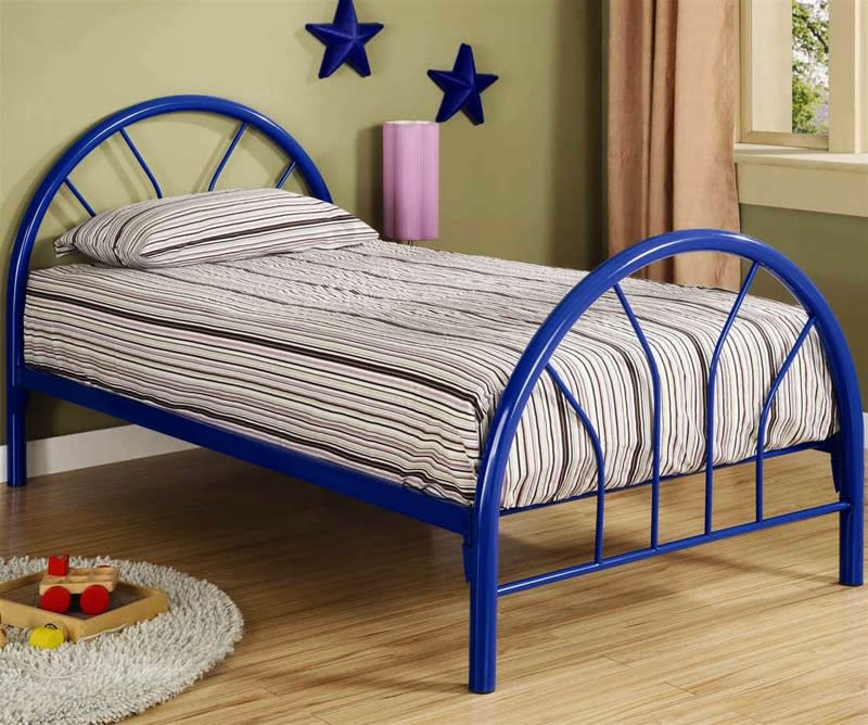 Twin Bed in Blue Finish by Coaster - 2389N