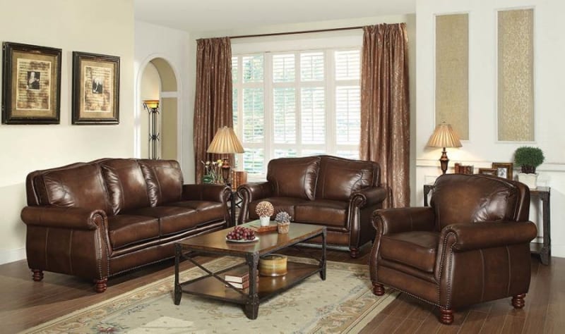 How to Decorate Living Room Two Piece Leather Sofa: Stylish Ideas