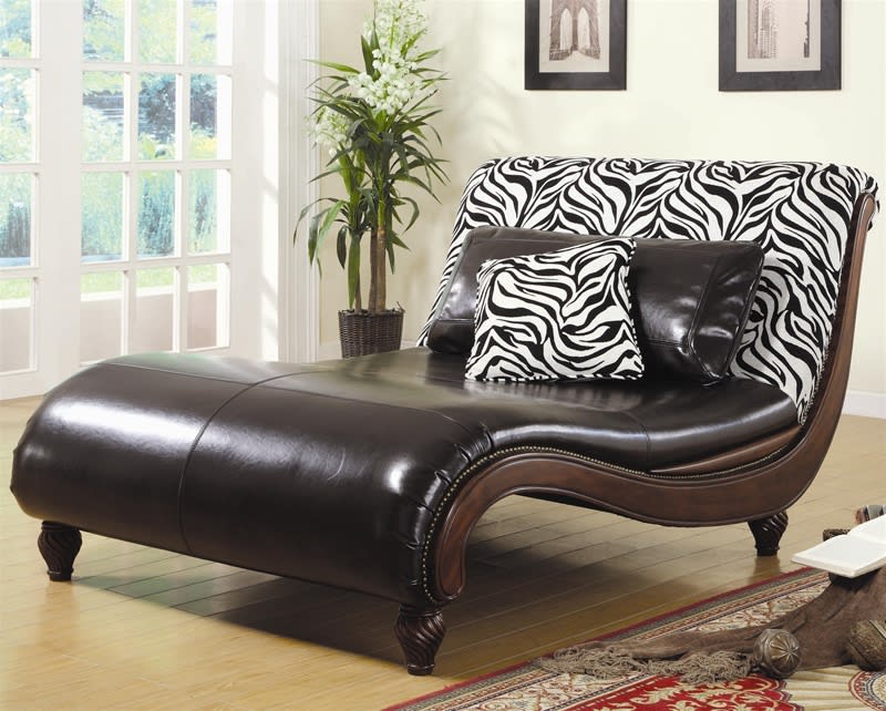 Zebra Print Zebra Chaise Zebra Animal Print Chaise Lounge By