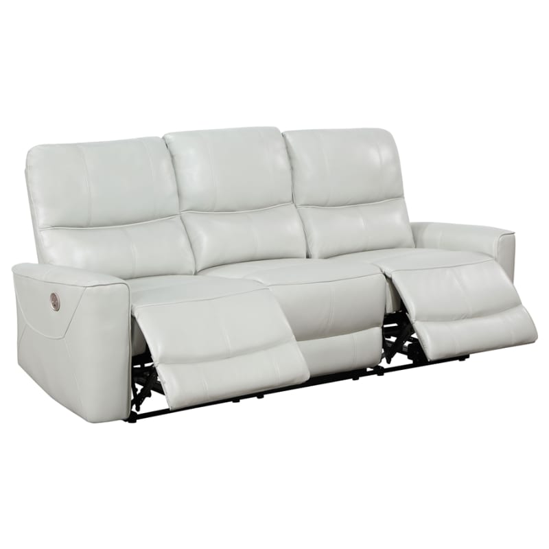 Greenfield Upholstered Power Reclining Sofa in Dove and Grey by Coaster - COA-610261P