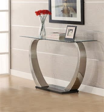 Glass Top Sofa Table by Coaster - 701239