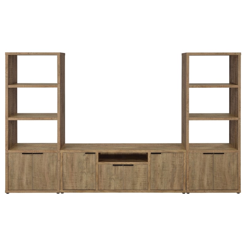 Tabby 60"Inch 3-Piece TV Stand Entertainment Center in Mango Finish by Coaster - COA-701702-3