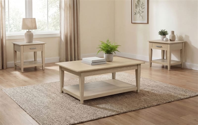 Lindenton 3 Piece Lift-Top Cocktail Table Set in Blonde Finish by Coaster - 722758-S3