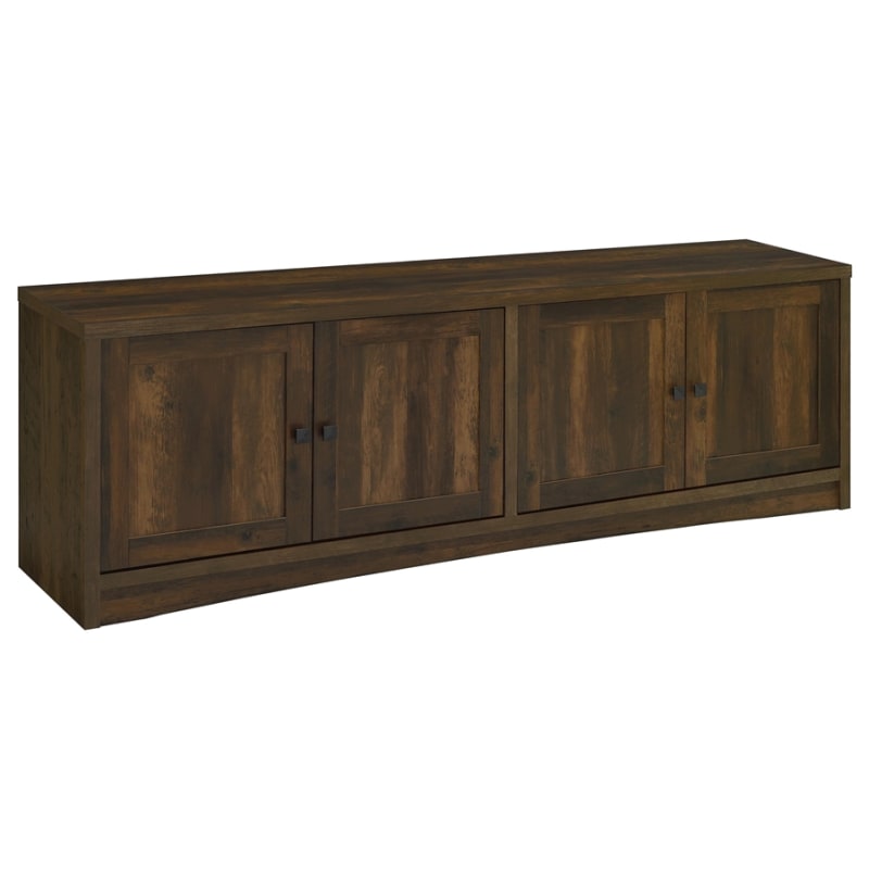 Laughlin 78"Inch 4-Door TV Stand in Dark Pine Finish by Coaster - COA-724123