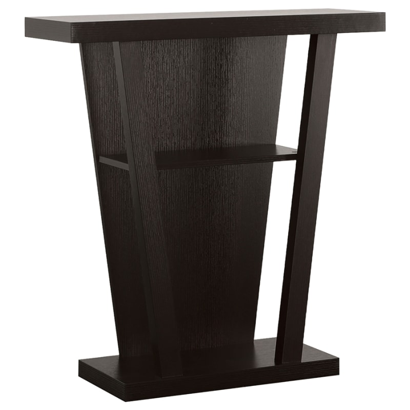 Evanna 2-Shelf Wood Console Table in Cappuccino Finish by Coaster - COA-950136