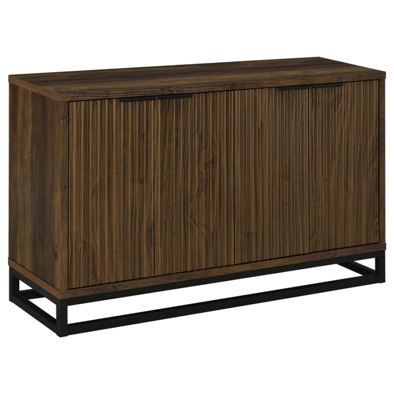 Ryatt 4-Door Wood Accent Cabinet in Dark Pine Finish by Coaster - COA-950393