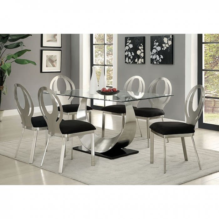 Orla 7 Piece Dining Room Set by Furniture of America - FOA-CM3726T