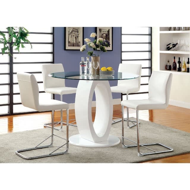 Furniture of America Lodia II Dining Set - Thumbnail 2