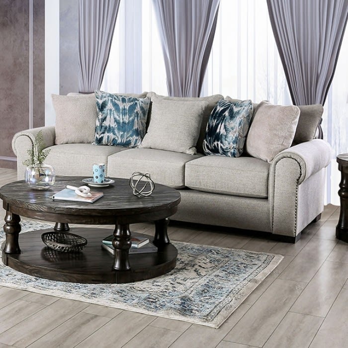 Laredo Sofa in Beige Finish by Furniture of America - FOA-SM1215-SF
