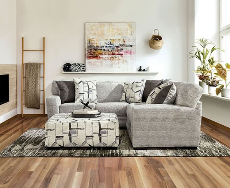 Walton Sectional Sofa in Gray Finish by Furniture of America - FOA-SM5191