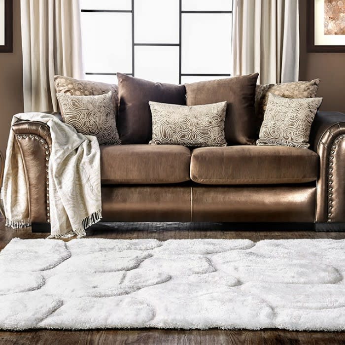 Benigno Sofa in Brown by Furniture of America - FOA-SM6414-SF