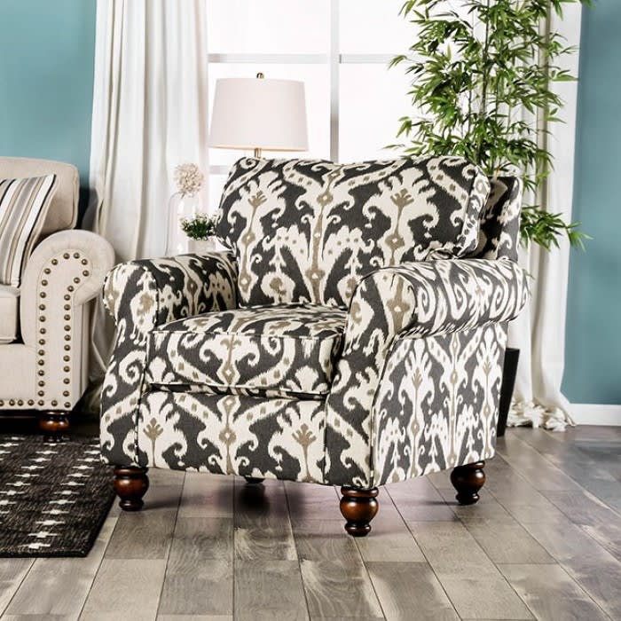 Calloway Chair in Ivory by Furniture of America - FOA-SM8111-CH