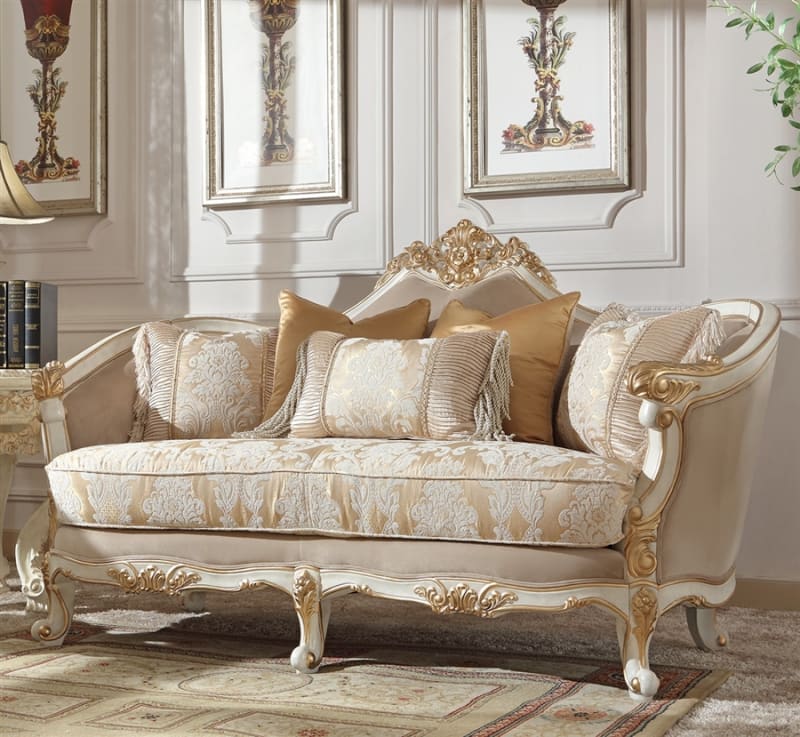 Luxury Upholstered Loveseat by Homey Design - HD-2669-L