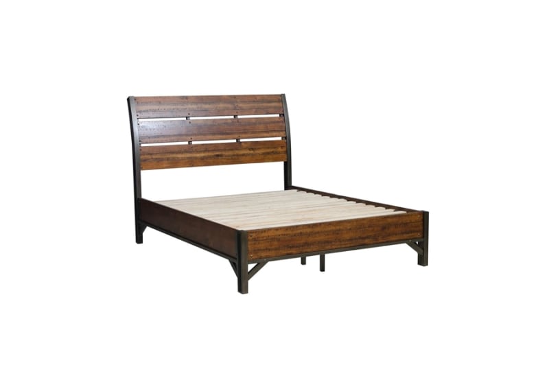 Holverson Queen Bed in Brown by Home Elegance - HEL-1715-1